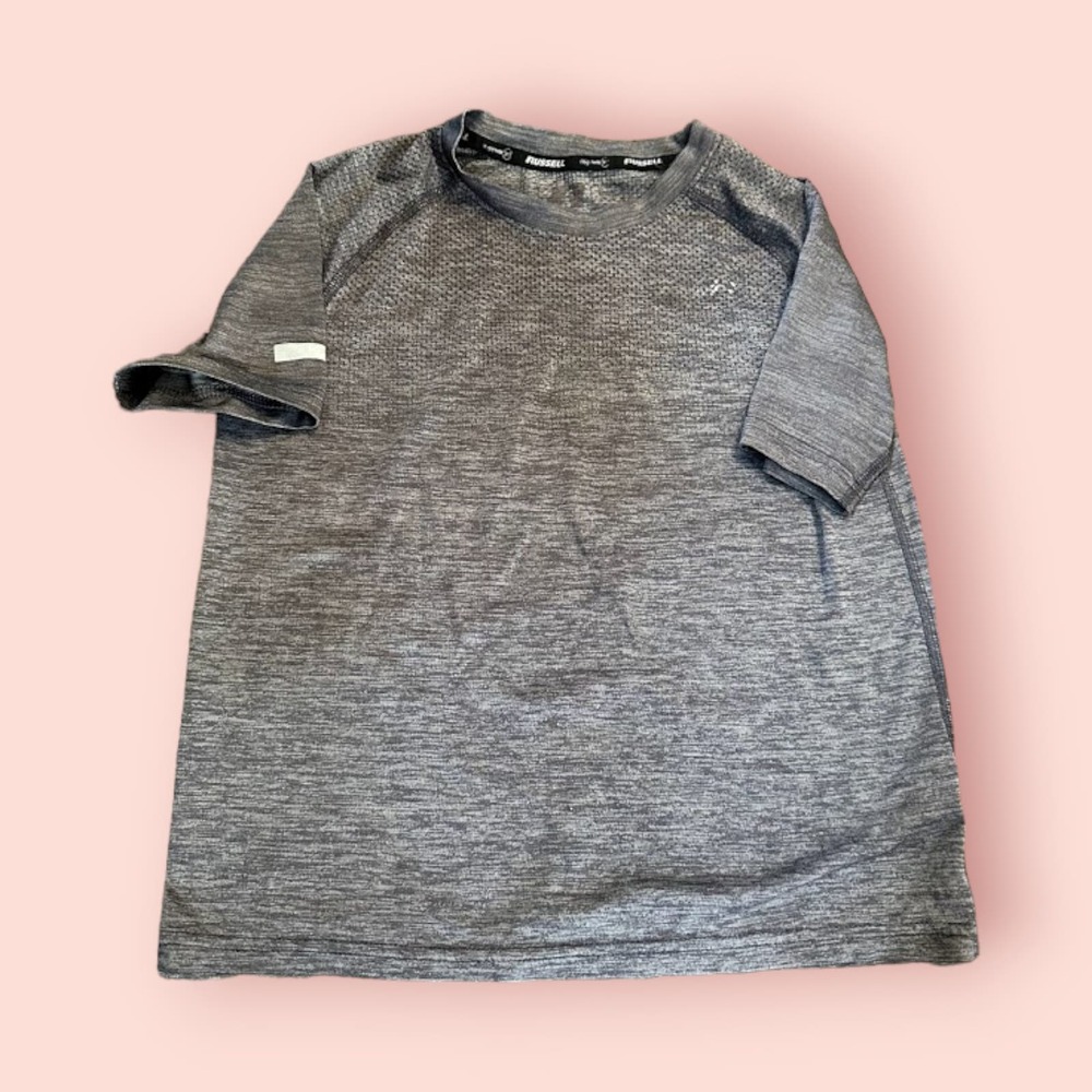 Boys - Russel Dripwear 360 Athletic Grey Tee MEDIUM